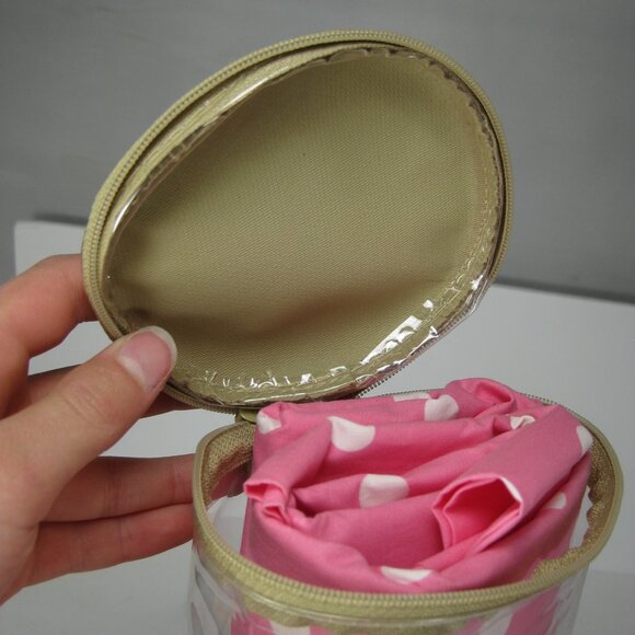 Pottery Barn Teen DOTTIE CASE 2 Pink & White Polka Dot Pillowcases Standard NEW - Picture 7 of 13